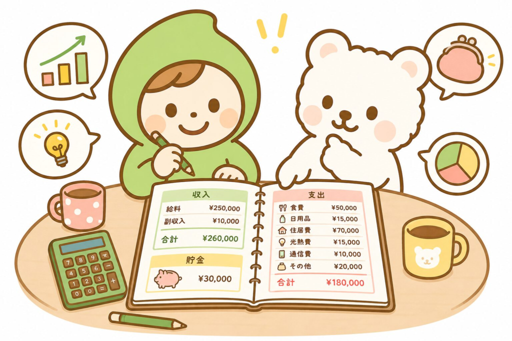 まめことこりんのマネー会議